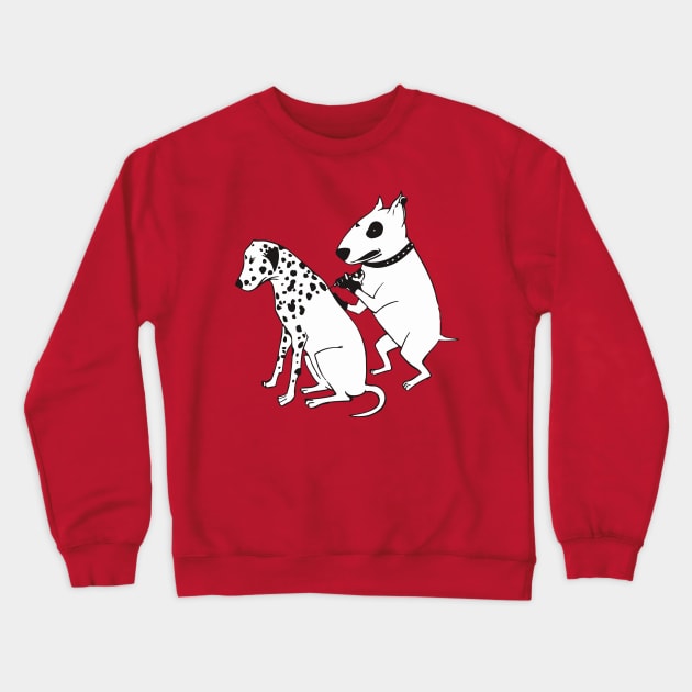 Tattoo Dogs Crewneck Sweatshirt by BitemarkMedia